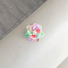 3D 花卉手机支架，可爱小巧的桌面支架，兼容智能手机，兼容 、Android 手机，生日、家人、朋友的礼物，推拉式手机支架，手机配件