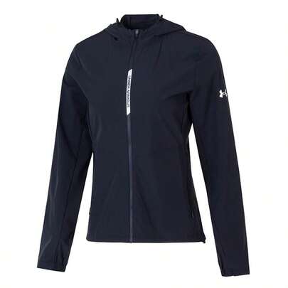 Under Armour Women's Woven Sports Jacket, Comfortable Casual Outdoor Travel Coat, Recommend Ordering One Size Up, 22500410