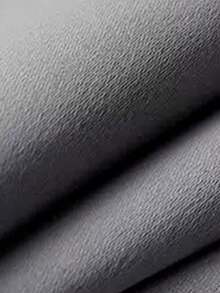 1 chiếc rèm cửa móc và vòng màu trơn hiện đại và đơn giản, cản sáng và không cần khoan - Xám - Xem 6