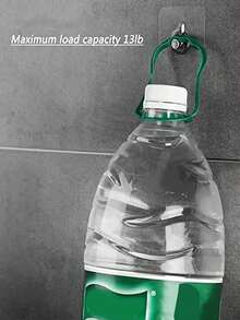 1件/2件/10件免钻多用途壁挂挂钩套装，相框架，浴室厨房配件架，毛巾钩，钥匙扣，款式随机 - 無色 - 查看 7