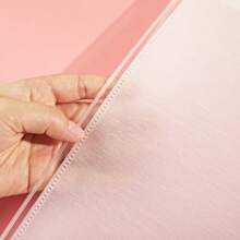 4pcs A4 Plastic PP Clear Zipper File Folders, School Student Office Storage Creative Cartoon Document Bags,For School Supplies,Back To School