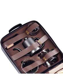 Pour Over Coffee Maker Set With Carry Case - Black - View 5