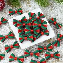 40pcs/Set Random Color & Style Bow Decorations, DIY Christmas Wreath, Christmas Tree Ornaments, Christmas Gifts, Scene Decor, Holiday Decor, Home Office Party Decorations - Multicolor - View 4