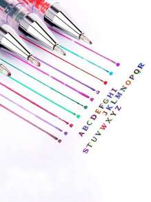 50/100pcs Colorful Painting Pens Set, Glitter Gel Pens, Highlighters, Ballpoint Pens For Coloring,For School Supplies,Back To School