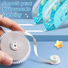 1 Piece Of Macaron Color Correction Tape, 5 Mm X 6 M Correction Tape, Push-Pull Core, Easy To Use, Instant Correction, Retractable Tip, For Correcting Bad Handwriting, Back To School And Office Supplies