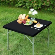 Bộ 1 khăn trải bàn, chất liệu polyester và spandex, hình chữ nhật, chống thấm nước, có thể giặt được, phù hợp cho bàn tiệc buffet, bữa tối ngày lễ, đám cưới, hội chợ thương mại và sử dụng tại nhà. - Nhiều màu - Xem 14