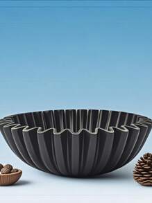 1 Stück handgefertigte Harzteller in Fächerform mit Lotosblattrand Dekor, geeignet für Innen- und Außendekoration Zuhause, Couchtisch, Küchentheke, Schüssel für Schlüssel im Eingangsbereich, Dekoration für Weihnachten, Halloween, Ostern, Erntedankfest, ohne Strombedarf