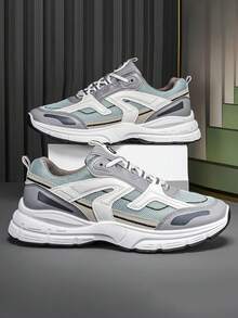 2025 新款男鞋，透气休闲学生跑步旅行运动厚底增高复古运动鞋，2000 年代秋冬风格情人节创意 - 彩色 - 查看 22