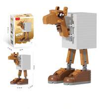 Tungtungtung Sahur, Bombardiro Crocodile, Tralalero Tralala, Lilililalila, Brr Brr Patapim, Shimpanzinni Bananini, Bombombini Guzini, AI Generated Animals, Abstract Animals, Wooden Building Block Figurines, Animal Wooden Blocks, Birthday Gift, Collectible Decor - Multicolor - View 37