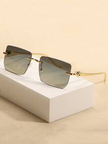 Augonstern 1副超大镜框时尚眼镜，欧美街头风格，适合度假和旅行 - 彩色 - 查看 7