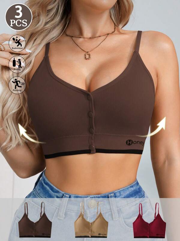 Sexy Sport-BH, drahtloser Yoga-Lauf-Top, bequemer Fitness-BH ohne Einengung, Damen Unterwäsche