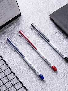 学校用品 教师用品 中性笔 0.5全针管水笔 商务办公签字笔 学生文具 - 彩色 - 查看 3