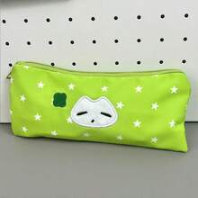 1 个星形笔袋，绿色，简约可爱，办公桌文具收纳袋（无悬挂配件） - 綠色 - 查看 5