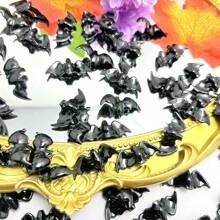 35 pièces Remplisseur de vase d'Halloween, chauves-souris en plastique à éparpiller sur la table, convient pour les artisanats DIY, la décoration de la maison, Thanksgiving, la décoration de mariage, Halloween et les décorations de récolte d'automne