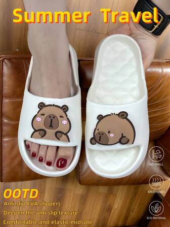 Pantuflas casuales para hombre, cómodas, suaves, de moda y versátiles, con suela gruesa antideslizante y antiolor de material EVA ligero, estilo de escamas de pescado, adecuadas para todo el año y uso en el hogar