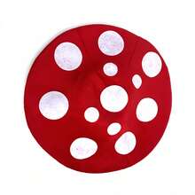 1 szt. Jesienno-zimowy nowy kapelusz w stylu grzyba, zabawna gra na imprezę, prezent noworoczny, dekoracja świąteczna, wystrój domu, dekoracje świąteczne, wystrój pokoju, dekoracje świąteczne, prezenty świąteczne, wystrój świąteczny - Wielokolorowe - Zobacz 7