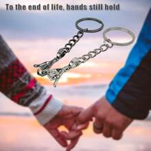 Pinky Promise Couple Gifts Keychain Matching Couples Stuff For Boyfriend Him Girlfriend Her Husband Wife Best Friend Birthday Christmas - A - 查看 7