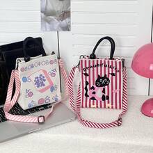 Women Shoulder Bags - 粉紅色小貓 - 查看 4