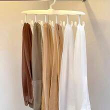 12-Hook Plastic Hanger Set: Space-SavingOrganizer For Bras, Tank Tops, And More In YourCloset - Multicolor - View 3