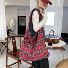 Women Tote Bags - Coffee Brown - View 5