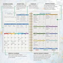 Budget Planner - Monthly Financial Organizer With Expense Tracker Notebook, Effectively Manage Your Money, Undated Financial Planner/Ledger, Start Anytime, A5, Tree Branch - A5 - View 3