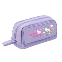 Sanrio Sanrio Hello Kitty & Kuromi & Cinnamoroll & Melody Featuring Cute Cartoon Characters Is A Limited Edition Black Pen With Carbon Pencil. This New Neutral Pen Is The Perfect Official Licensed Product Back To School Supplies School Essentials Stationery Supplies Utiles Escolares Bonitos