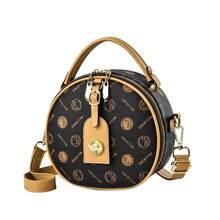 Women Crossbody - 咖啡花拼咖色 - 查看 7