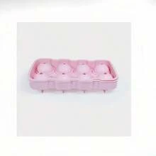 1pc Silicone Ice Ball Maker Mold, 8 Cavity Round Ice Ball Tray With Lid, Homemade Silicone Ice Cube Trays - Multicolor - View 12