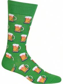 Hot Sox - Calcetines conversacionales para hombre - Albaricoque - Ver 12