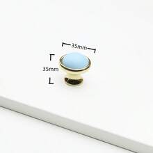 Tiradores modernos de cerámica con aleación de zinc de alta gama para gabinetes, cajones, habitación infantil, armarios y muebles