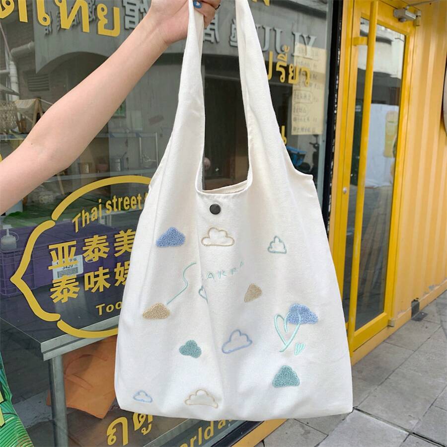 Women Shoulder Bags - 淺藍背心包 - 查看 1