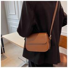 Fashionable Waterproof Shoulder Bag For Women - Brown - View 4