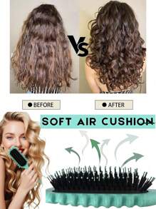 0150623540004 Curling Hair Brush, Unisex, Easily Styles And Creates Perfect Looks, Reduces Pulling And Breakage, Hair Care & Styling Assistant, Perfect Valentine's Day Gift - Multicolor - View 10