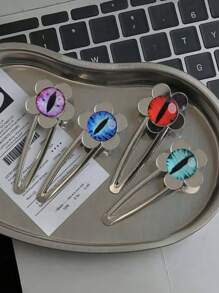 4cps Halloween Evil Demon Eye Hairpin, Smart Eyes Dot The Street Mystery, School Stuff