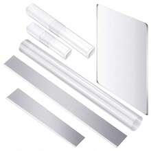 Juego de herramientas para cortadores de arcilla polimérica, rodillo de acrílico para esculpir, cuchillo de moldeado, cortadores cerámicos, kit de cortador, placa de prensa de hoja rectangular transparente, herramientas de textura de alambre, suministros de modelado de aguja de detalle para manualidades - Multicolor - Ver 11