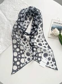 Fashionable Polka Dot Casual Versatile Minimalist Daily Women Scarves