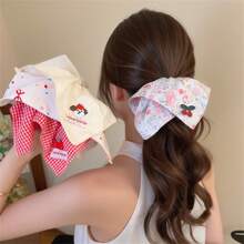 1 Peça Scrunchie de Cabelo com Formato de Intestino de Volta às Aulas, Novo Acessório de Cabelo Elástico Casual de Alta Qualidade para Mulheres em 2025, Scrunchies, Elásticos de Cabelo