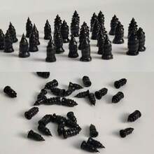60 Pcs Tire Repair Rubber Nails - Tire Repair Nails, Tire Repair Rubber Screws. A Fast Tool For Self-Service Tire Repair, These Vacuum Tire Repair Rubber Nails Are Suitable For Puncture Repair Of Car And Motorcycle Tires. - 60 件 - 查看 6