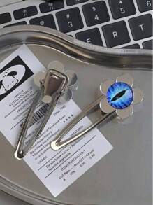 4cps Halloween Evil Demon Eye Hairpin, Smart Eyes Dot The Street Mystery, School Stuff