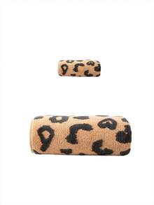 1pc Mustard Yellow Towel, Lightweight, Jacquard Letter & Heart Pattern, Polyester Rectangular 70*140cm Or Kitchen/Face/Hand 34*75cm Or 34*34cm Washcloth, Suitable For Men, Women, Couples, Families, All Seasons, Quick-Drying, Absorbent, Soft, Applicable For Bathroom, Hotel, Gym, Holiday Gifts, Party, Beach, Outdoor, Travel - Earthy Yellow - View 12