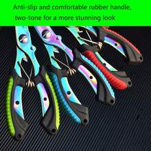 1 件不锈钢多功能钓鱼钳 - 鹰嘴钳，防锈钛涂层，适用于脱钩、剪线、压接沉降片，便携，钓鱼爱好者的最佳选择 - 彩色 - 查看 5