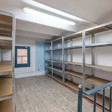 WilTec Juego de 2 estantes de carga pesada, zincados 160 x 60 x 180 cm, 4 estantes, 175 kg/nivel - Galvanizado - Ver 6