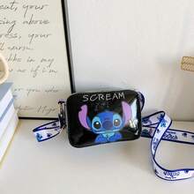 1 件新款米奇米妮卡通方形包，新款单肩包，可爱卡通斜挎包，儿童和成人迷你方形包，时尚零钱包，适用于学校用品，返校