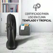 TROPIC | Ventilador de Piso | 2 en 1| 3 Velocidades | 20 Pulgadas| Reja Plastica Aerodinamica ECOJET| Silencioso (Menos de 70 dB) | Circulador de Aire