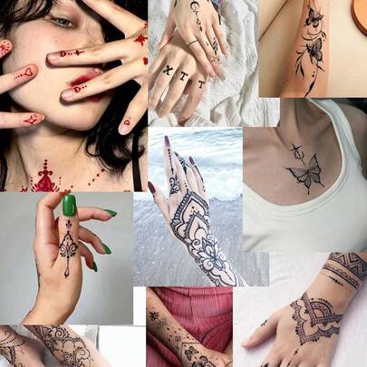 Tinta para tatuagem de frutas sortidas, gel para pintura corporal multicolorido com tema de frutas, desenho na pele, longa duração de 7 a 10 dias, compatível com estênceis de tatuagem, adequada para homens e mulheres, tatuagem falsa semipermanente à prova d'água com gel de frutas.