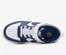 Nike Zapatillas bajas Court Borough 2 para niños - Azul y blanco - Ver 8
