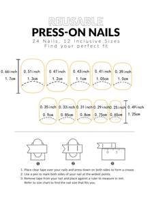 Upgrade Your Look With 24pcs Short Brown Square Press On Nails,Classic French Style Full Cover Fake Nails Set, 1pc Nail File & 1Nail Glue Sticker Kit Nails, Suitable For Parties, Dates And Daily Wear Nail Supplies - Coffee Brown - View 4