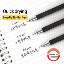 0.28mm/0.38mm/0.5mm 3种线宽全针管中性笔，防水速干书写笔，学生书写笔及办公用品，签名笔，日常书写，学生考试专用笔。返校，学校用品