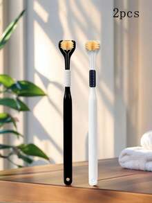 1/2/4/8 chiếc Bàn chải đánh răng GentleCare có 3 mặt - Lông bàn chải bằng nylon siêu mềm, thích hợp cho răng và nướu nhạy cảm, thiết kế hình chữ V để làm sạch sâu, góc 45 độ để tiếp cận các vùng khó làm sạch, bàn chải chăm sóc răng miệng hàng ngày cho gia đình để chăm sóc răng nhạy cảm | Tay cầm tiện dụng | Thiết kế cầm chắc chắn - Nhiều màu - Xem 8