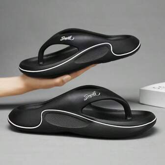 2025 New Men's Slippers, Summer Outdoor Non-Slip Wear-Resistant Thick Bottom Flip Flops, Men's Beach Sandals, EVA Sandals